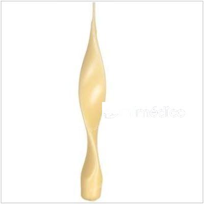 VELA BUJIA ESPIRAL 143 DO DORADA 2,3X21CM 6UDS CERABELLA