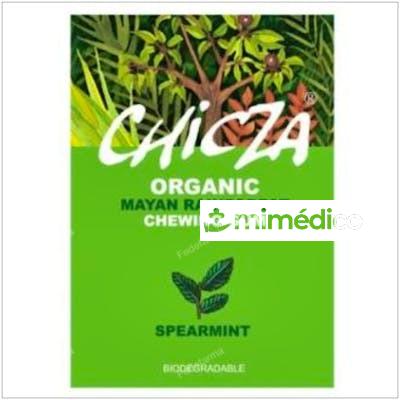 CHICLE ORGANICO SABOR HIERBABUENA 30GR. BIO  CHICZA