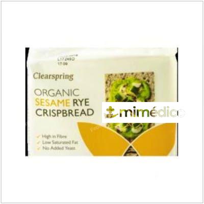 BISCOTES DE CENTENO+SESAMO 200GR. BIO CLEARSPRING