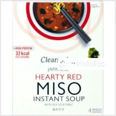 SOPA DE MISO PICANTE CON ALGAS INSTANTANEA 4SBRS. CLEARSPRING