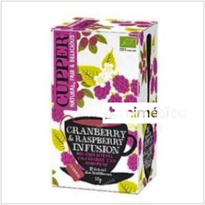 ARANDANO Y FRAMBUESA INFUSION 20BOLSITAS. BIO VEGA CUPPER