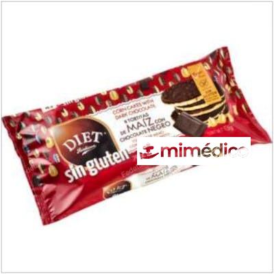 TORTITAS DE MAIZ CON CHOCOLATE NEGRO 125GR. SG DIET RADISSON