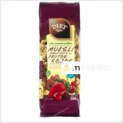 MUESLI CRUJIENTE CON FRUTOS ROJOS 300GR. DIET RADISSON