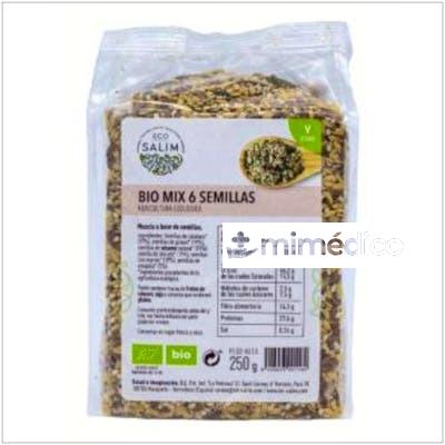 BIO MIX 6 SEMILLAS 250GR. BIO VEGAN ECO SALIM
