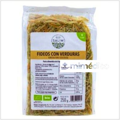 FIDEOS FINOS CON VERDURAS 250GR. BIO VEGAN ECO SALIM
