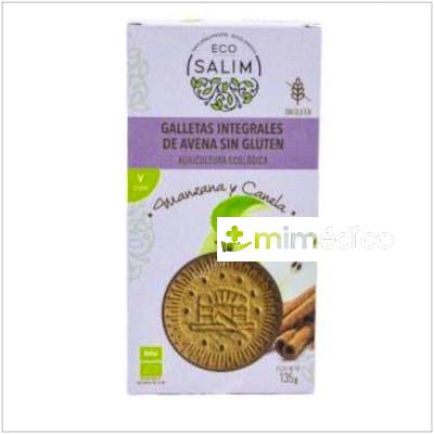GALLETAS DE AVENA MANZANA CANELA 135GR. BIO SG ECO SALIM
