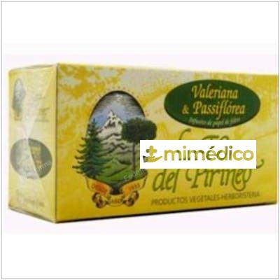 VALERIANA Y PASIFLORA INFUSION 25BOLSITAS FLOR PIRINEO