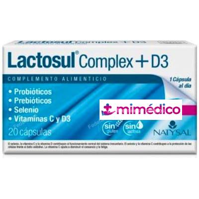 LACTOSUL COMPLEX + D3 20CAP. NATYSAL