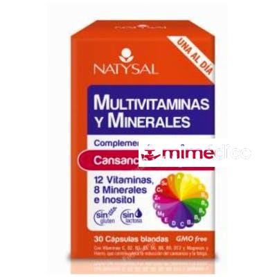 MULTIVITAMINAS Y MINERALES 30CAP. NATYSAL