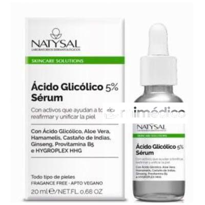 ACIDO GLICOLICO 5% SERUM 20ML. NATYSAL