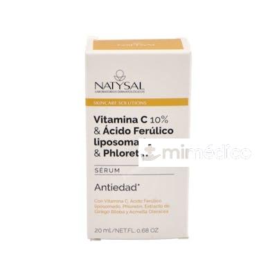 VITAMINA C 10% & ACIDO FERULICO 1% SERUM 20ML. NATYSAL