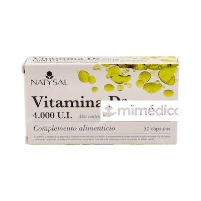 VITAMINA D3 4000UI 30CAP. NATYSAL