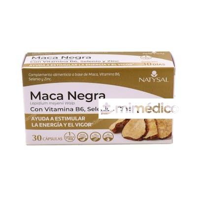 MACA NEGRA CON B6, SELENIO Y ZINC 30CAP. NATYSAL