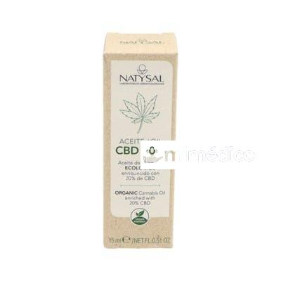 ACEITE DE CANNABIS 20 CBD 15ML. ECO NATYSAL