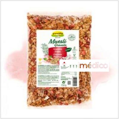 MUESLI DE FRESA CRUJIENTE 750GR. GRANOVITA