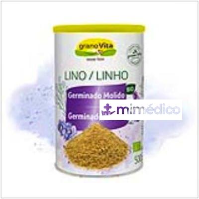 SEMILLAS DE LINO GERMINADO MOLIDO 500GR. GRANOVITA
