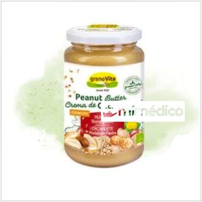 CREMA DE CACAHUETE CRUNCHY 350GR. BIO GRANOVITA