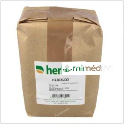 HIERBA HIBISCO FLOR TRITURADA 1KG. HERBALDI