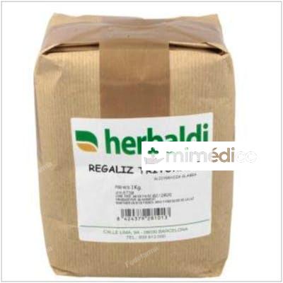 HIERBA REGALIZ RAIZ TRITURADA 1KG. HERBALDI