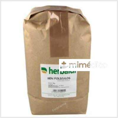 HIERBA SEN FOLICULOS 1KG. HERBALDI