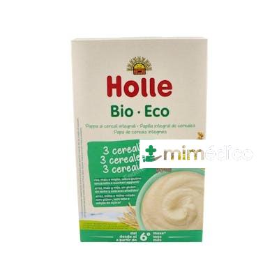 PAPILLA DE 3 CEREALES + 6 MESES 250GR. ECO SG HOLLE