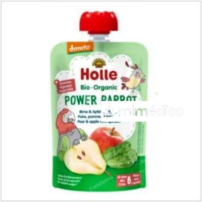 SMOOTHIE POWER PARROT PERA-ESPINACAS 6MESES 100GR. HOLLE