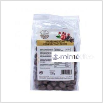ARANDANO ROJOS CON CHOCOLATE NEGRO 200GR. INT SALIM
