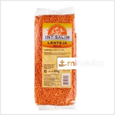 LENTEJAS ROJAS 500GR. INT SALIM