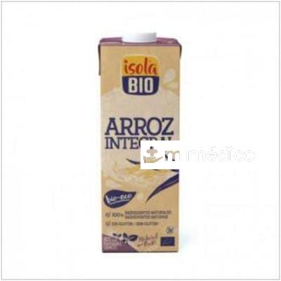 BEBIDA VEGETAL DE ARROZ INTEGRAL 1LT  6UDS. S/A ISOLA