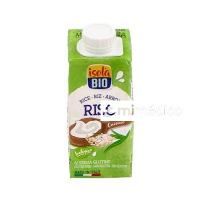 CREMA DE ARROZ PARA COCINAR 200ML. BIO ISOLA
