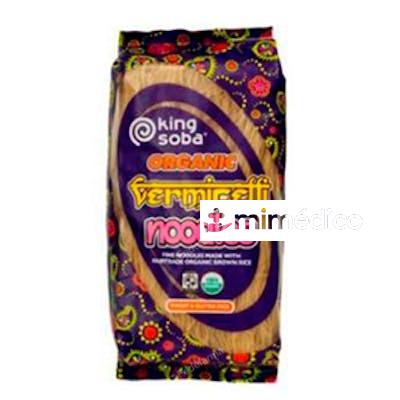 FIDEOS VERMICELLI INTEGRAL 250GR. BIO SIN GLUTEN KING SOBA