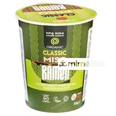 VASO SOPA RAMEN MISO 85GR. BIO SIN GLUTEN KING SOBA