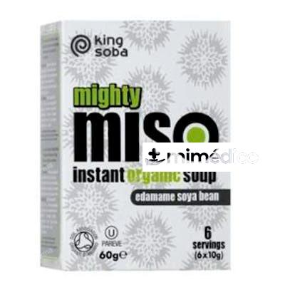 SOPA MISO SEMILLAS EDAMAME INSTANT 6SBRSX10GR. BIO KING SOBA