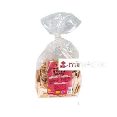 MINI CRACKERS DE ESPELTA SESAMO 250GR. BIO VEGAN LA FINESTRA SUL CIELO