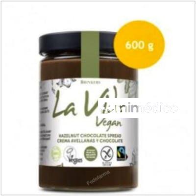 CREMA DE CHOCOLATE Y AVELLANA 600GR. BIO VEGAN LA VIDA VEGAN