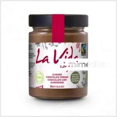 CREMA DE CHOCOLATE Y ALMENDRA  270GR. BIO VEGAN LA VIDA VEGAN