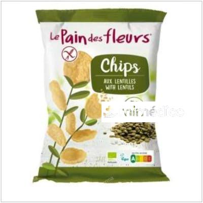 CHIPS DE LENTEJAS 50GR. BIO SG VEGAN LE PAIN DES FLEURS