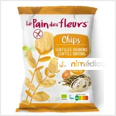 CHIPS DE LENTEJAS CON CEBOLLA 50GR. BIO SG VEGAN LE PAIN DES FLEURS
