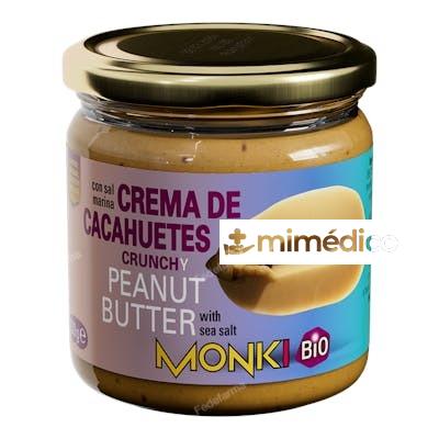 CREMA DE CACAHUETE CRUJIENTE 330GR. BIO MONKI
