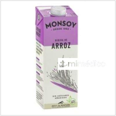 BEBIDA VEGETAL DE ARROZ 1LT 6UDS. BIO MONSOY