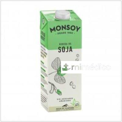 BEBIDA VEGETAL DE SOJA 1LT 6UDS. BIO MONSOY