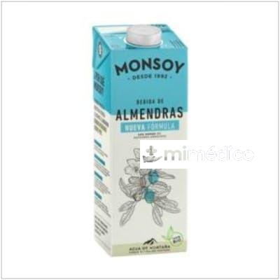 BEBIDA VEGETAL DE ALMENDRA 1LT 6UDS. BIO MONSOY