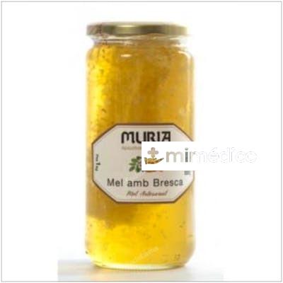 MIEL CON PANAL 1KG. MURIA