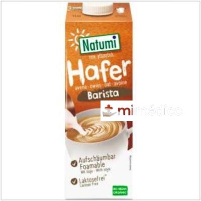 BEBIDA VEGETAL DE AVENA SOJA BARISTA 1LT 8UDS. BIO NATUMI
