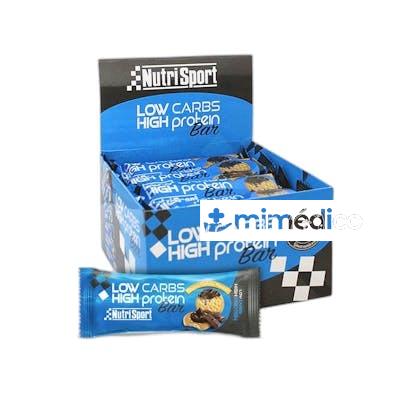 LOW CARBS HIGH PROTEIN CHOCO-GALLETA 16BARRITAS NUTRISPORT