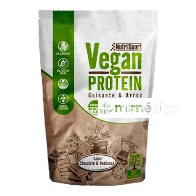 VEGAN PROTEIN VAINILLA-COOKIES BOLSA 480GR. NUTRISPORT