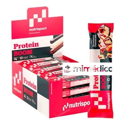 PROTEIN BOOM BARRITAS FRESA-CHEESCAKE 24UD. NUTRISPORT