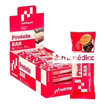 BARRITA PROTEICA GALLETA-CHOCOLATE 24UDS.  NUTRISPORT