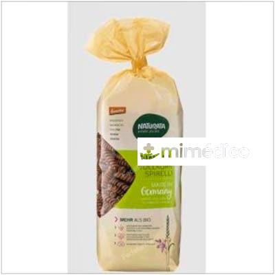 MACARRONES INTEGRALES DE ESPELTA 500GR.  NATURATA
