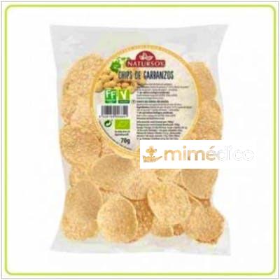 CHIPS DE GARBANZOS 70GR. BIO NATURSOY